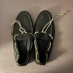 Unique leather Nautica driving/boat shoes